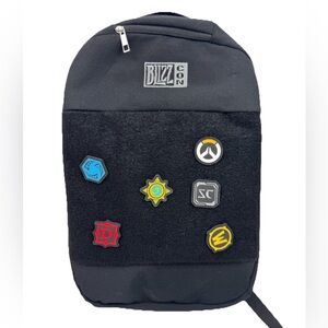 BLIZZCON Backpack + Badge Patches JZC21823 Handbag School Travel Work Bag
